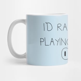 I'd rather be playing my uke Mug